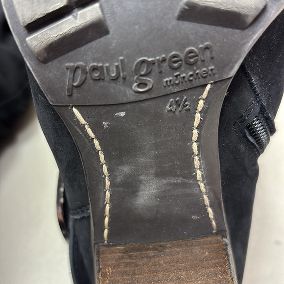 Paul Green Women's Black Knee-High Boots Size 7 - Picture 9 of 10